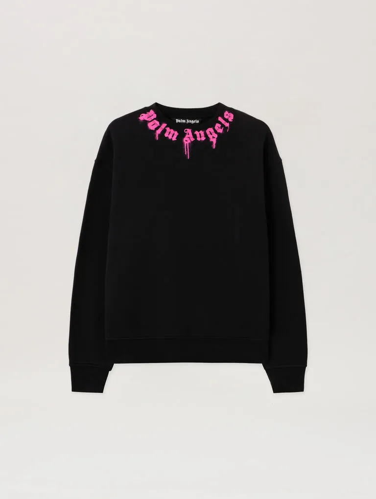 Neck-Logo-Crew-Palm-Angels-Sudadera