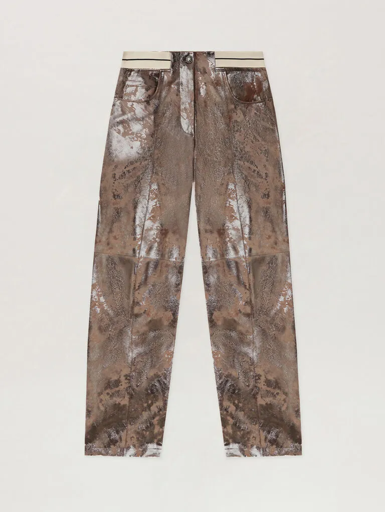 Laminated-Leather-Carrot-Palm-Angels-Pant